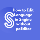 How to Edit Language in Sngine without poEditor