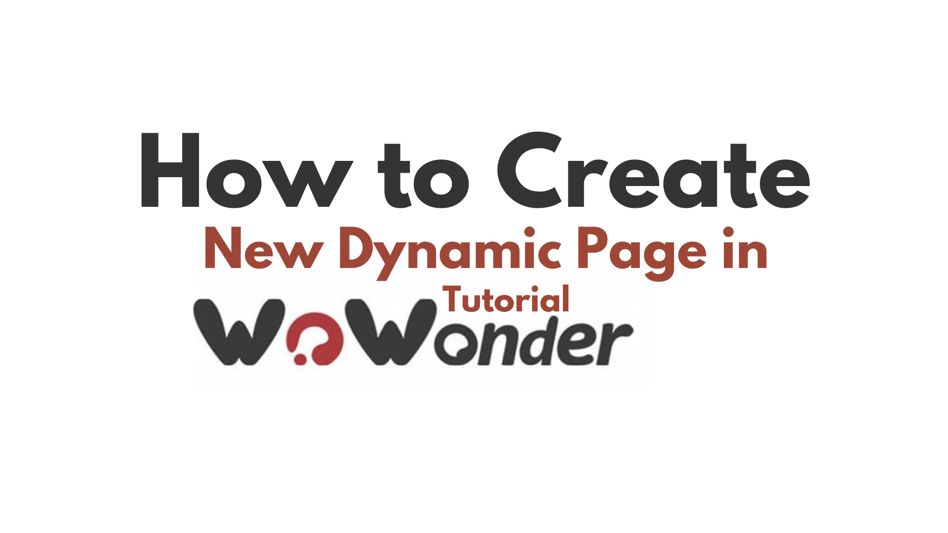 How to Create new Dynamic Page in Wowonder Tutorial