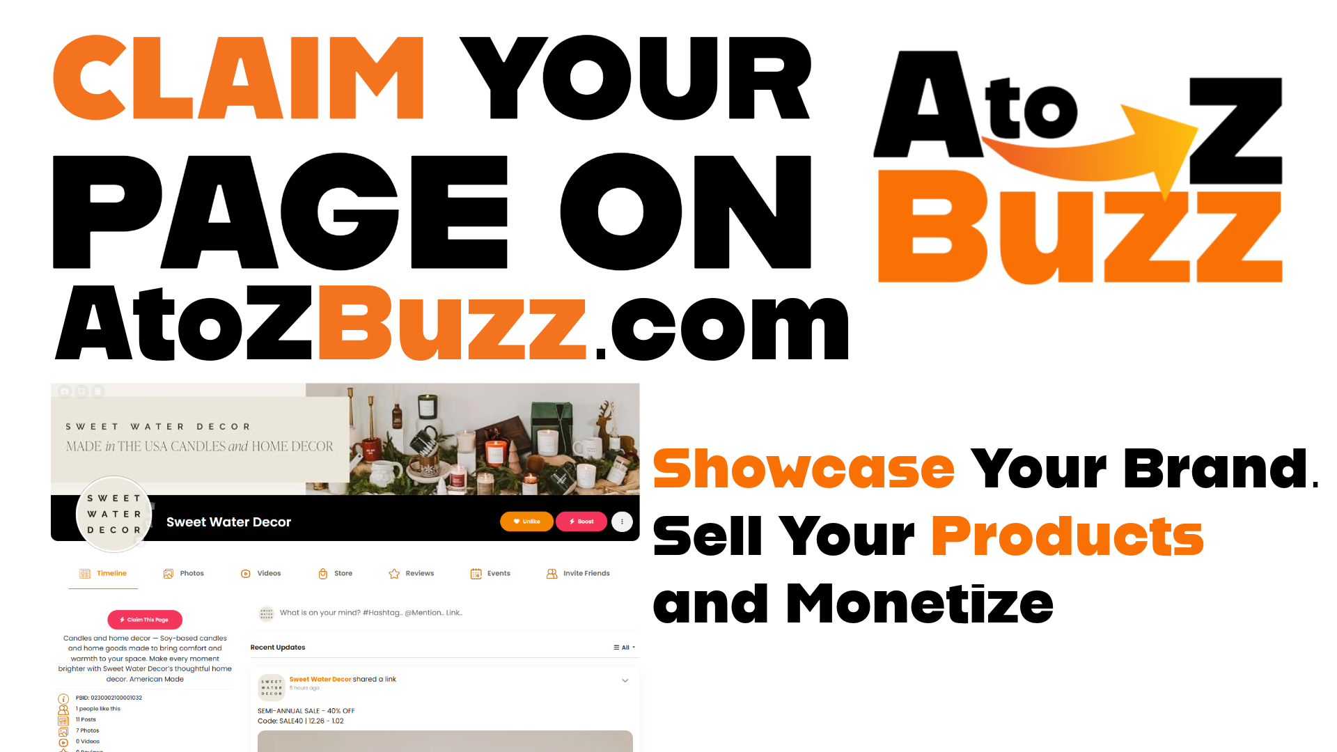 Claim Your Spot on AtoZBuzz.com